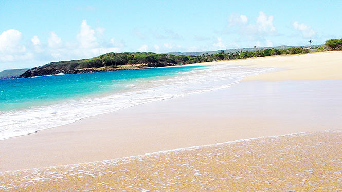 Papohaku Beach Park gentle waves