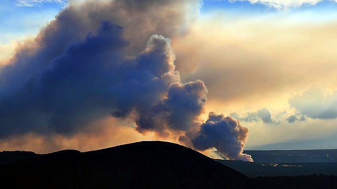 vog from Kilauea volcano