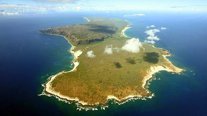 aerial view of Niihau