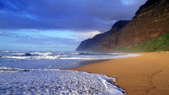 Polihale beach on Kauai